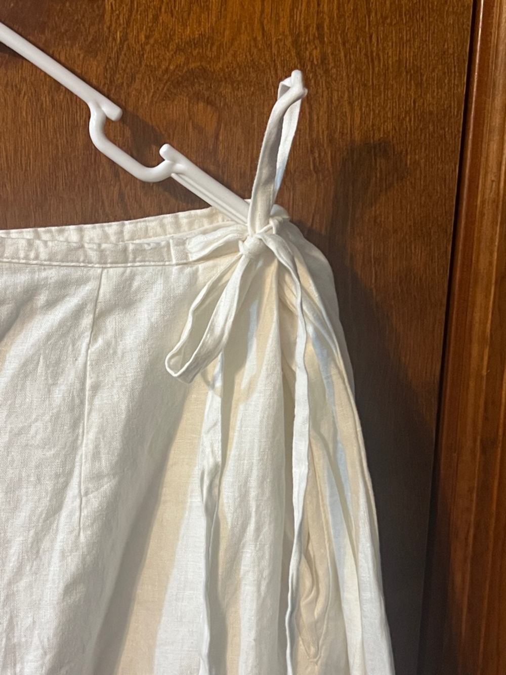 Vintage GAP Linen A-Line Skirt with Ruffled Hem - Picture 5 of 5